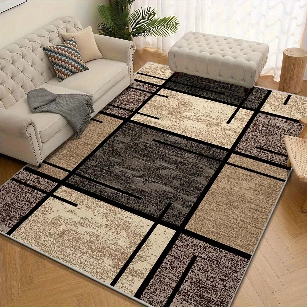 Geometric Pattern Living Room Mat