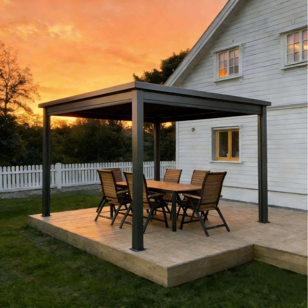 Modern Aluminum Outdoor Pergola