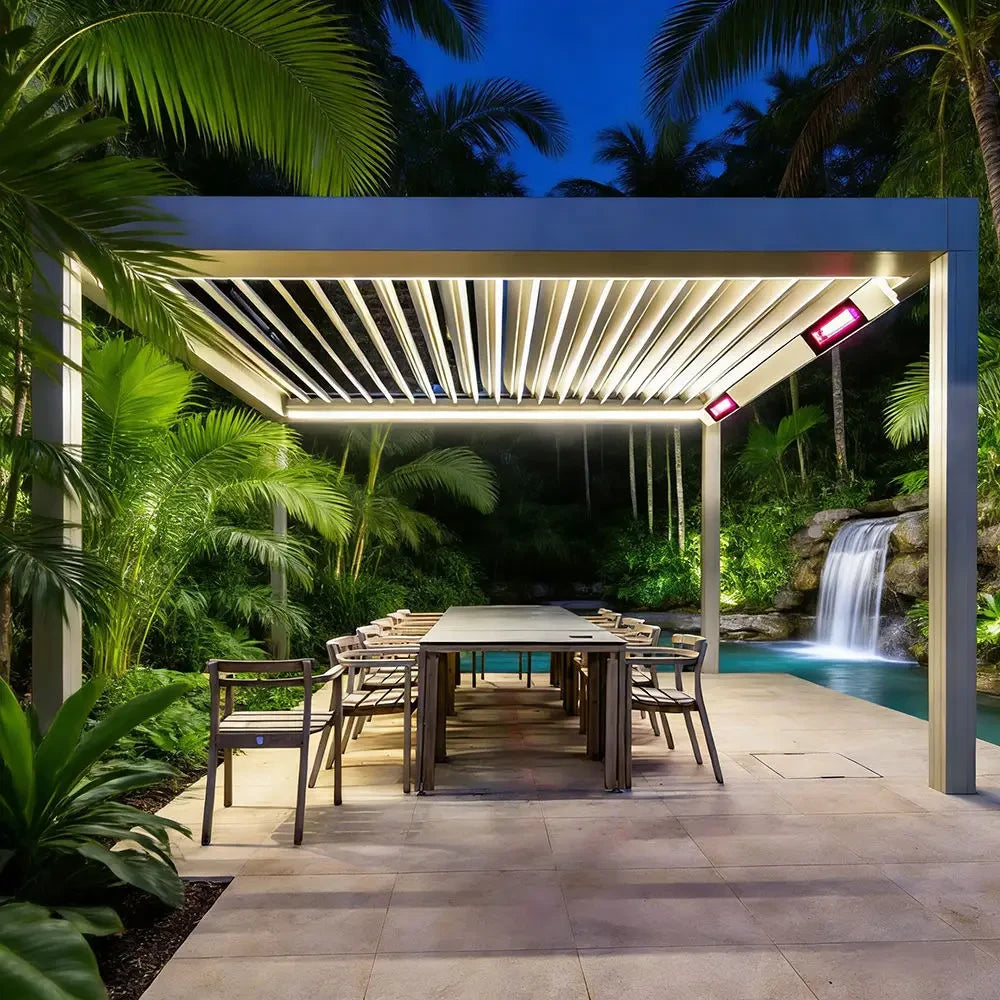 Modern Aluminum Outdoor Pergola