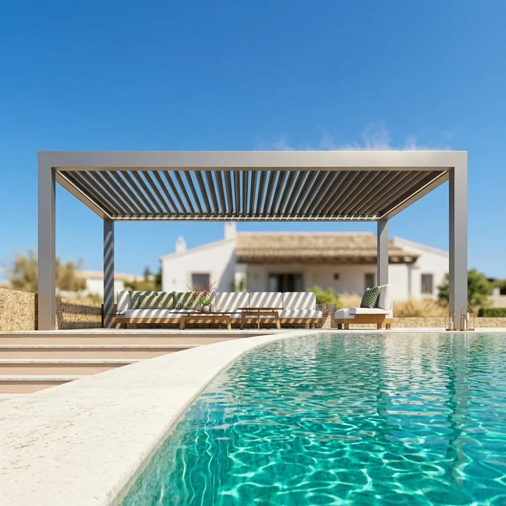 Modern Aluminum Outdoor Pergola