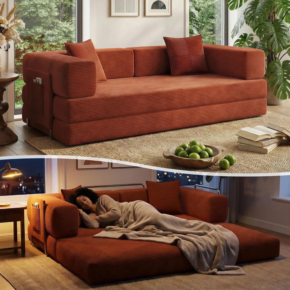 Convertible Futon Sleeper Sofa