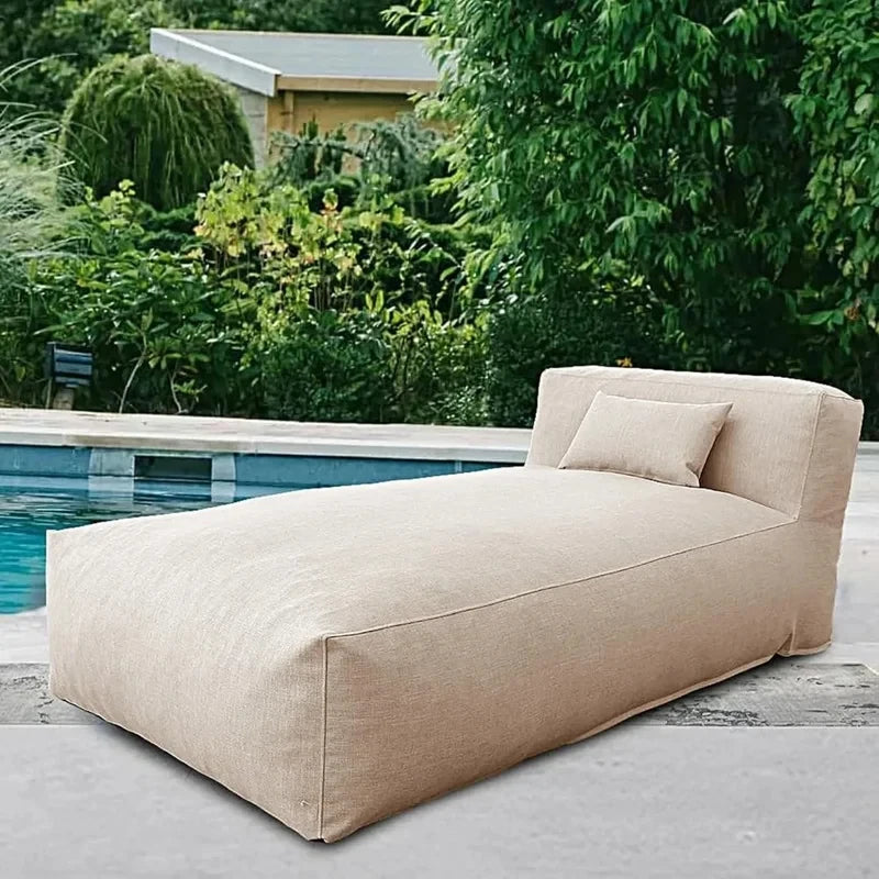 Outdoor Foam Bean Bed Sun Lounger
