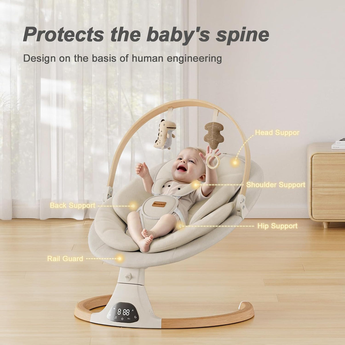 Monamii Cozy Baby Swing